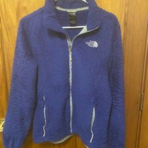 The North Face fleece jacket, royal blue, size medium